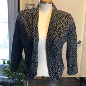 Zebra print jacket